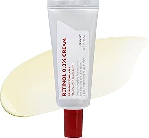 FRANKLY Retinol 0.3% Cream, 0.7 fl oz - Korean Intensive Retinol | Night Cream | Ceramides