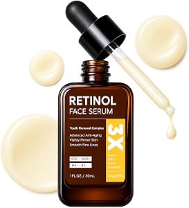 Retinol Serum for Face, Anti Aging & Anti Wrinkle B5 Resurfacing Retinol Serum with Ni