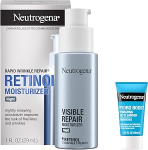 Neutrogena Rapid Wrinkle Repair Retinol Face Moisturizer Night Cream, Anti-Aging Face Crea
