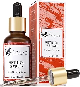 Eclat Skincare Renewing Retinol Serum for Face - Anti Aging Serum with Hyaluronic Acid &am